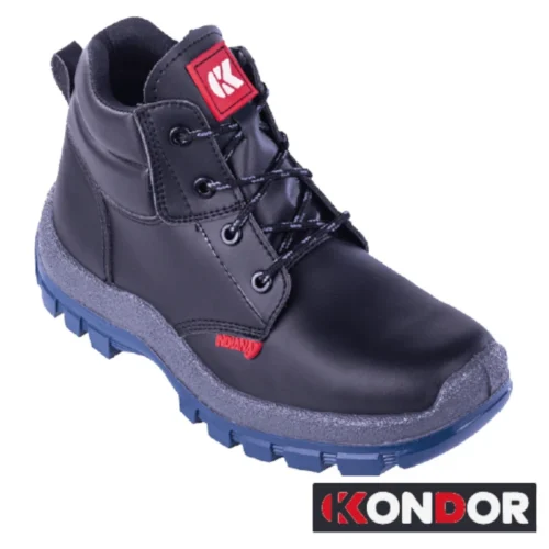 Bota-lisa-negra