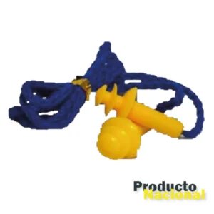 PROTECTOR AUDITIVO SILICONA CORDON AZUL